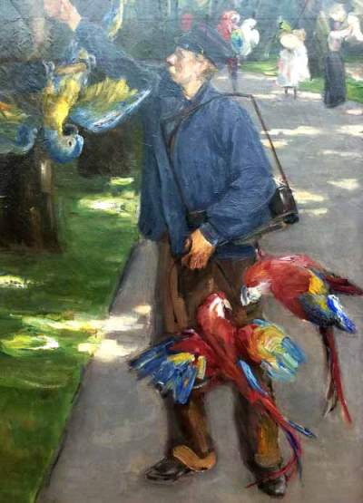 Max Liebermann - Der Papageienmann, 1902